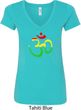 Ladies Yoga Rasta Aum V-neck