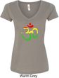 Ladies Yoga Rasta Aum V-neck