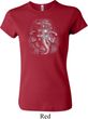 Ladies Yoga Shirt 3D Ganesha Darks Crewneck Tee T-Shirt