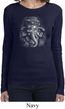 Ladies Yoga Shirt 3D Ganesha Darks Long Sleeve Tee