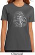 Ladies Yoga Shirt 3D Ganesha Darks Organic Tee T-Shirt