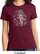 Ladies Yoga Shirt 3D Ganesha Darks Tee T-Shirt