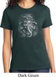Ladies Yoga Shirt 3D Ganesha Darks Tee T-Shirt