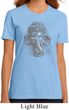 Ladies Yoga Shirt 3D Ganesha Lights Organic Tee T-Shirt
