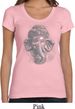Ladies Yoga Shirt 3D Ganesha Lights Scoop Neck Tee T-Shirt