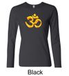 Ladies Yoga Shirt 3D OM Long Sleeve Tee T-Shirt
