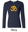 Ladies Yoga Shirt 3D OM Long Sleeve Tee T-Shirt