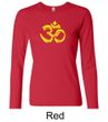 Ladies Yoga Shirt 3D OM Long Sleeve Tee T-Shirt