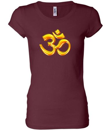 Ladies Yoga Shirt 3D OM Longer Length Tee T-Shirt