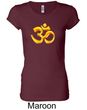 Ladies Yoga Shirt 3D OM Longer Length Tee T-Shirt