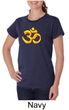 Ladies Yoga Shirt 3D OM Organic Tee T-Shirt
