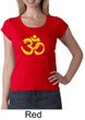 Ladies Yoga Shirt 3D OM Scoop Neck Tee T-Shirt