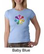 Ladies Yoga Shirt 7 Chakra Circle Crewneck Tee T-Shirt