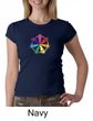 Ladies Yoga Shirt 7 Chakra Circle Crewneck Tee T-Shirt