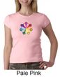 Ladies Yoga Shirt 7 Chakra Circle Crewneck Tee T-Shirt