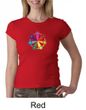 Ladies Yoga Shirt 7 Chakra Circle Crewneck Tee T-Shirt