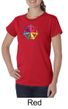 Ladies Yoga Shirt 7 Chakra Circle Organic Tee T-Shirt