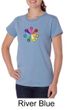 Ladies Yoga Shirt 7 Chakra Circle Organic Tee T-Shirt