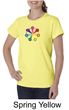 Ladies Yoga Shirt 7 Chakra Circle Organic Tee T-Shirt