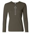 Ladies Yoga Shirt 7 Chakras Meditation Long Sleeve Shirt