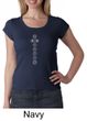 Ladies Yoga Shirt 7 Chakras Meditation Scoop Neck Shirt