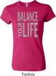 Ladies Yoga Shirt Balance Your Life Crewneck Tee T-Shirt