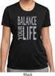 Ladies Yoga Shirt Balance Your Life Moisture Wicking Tee T-Shirt