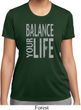 Ladies Yoga Shirt Balance Your Life Moisture Wicking Tee T-Shirt