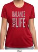 Ladies Yoga Shirt Balance Your Life Moisture Wicking Tee T-Shirt