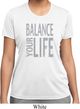 Ladies Yoga Shirt Balance Your Life Moisture Wicking Tee T-Shirt