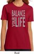 Ladies Yoga Shirt Balance Your Life Organic Tee T-Shirt