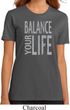 Ladies Yoga Shirt Balance Your Life Organic Tee T-Shirt