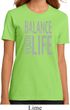 Ladies Yoga Shirt Balance Your Life Organic Tee T-Shirt