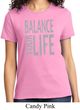 Ladies Yoga Shirt Balance Your Life Tee T-Shirt