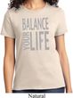 Ladies Yoga Shirt Balance Your Life Tee T-Shirt