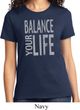 Ladies Yoga Shirt Balance Your Life Tee T-Shirt