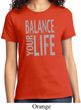 Ladies Yoga Shirt Balance Your Life Tee T-Shirt