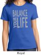 Ladies Yoga Shirt Balance Your Life Tee T-Shirt