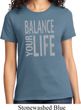 Ladies Yoga Shirt Balance Your Life Tee T-Shirt