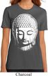 Ladies Yoga Shirt Big Buddha Head Organic Tee T-Shirt