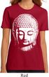 Ladies Yoga Shirt Big Buddha Head Organic Tee T-Shirt