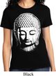 Ladies Yoga Shirt Big Buddha Head Tee T-Shirt