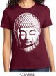 Ladies Yoga Shirt Big Buddha Head Tee T-Shirt
