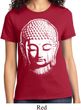 Ladies Yoga Shirt Big Buddha Head Tee T-Shirt