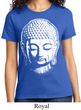 Ladies Yoga Shirt Big Buddha Head Tee T-Shirt