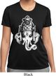 Ladies Yoga Shirt BIG Ganesha Head Moisture Wicking Tee T-Shirt
