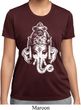 Ladies Yoga Shirt BIG Ganesha Head Moisture Wicking Tee T-Shirt