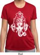 Ladies Yoga Shirt BIG Ganesha Head Moisture Wicking Tee T-Shirt