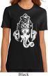 Ladies Yoga Shirt BIG Ganesha Head Organic Tee T-Shirt
