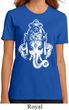 Ladies Yoga Shirt BIG Ganesha Head Organic Tee T-Shirt